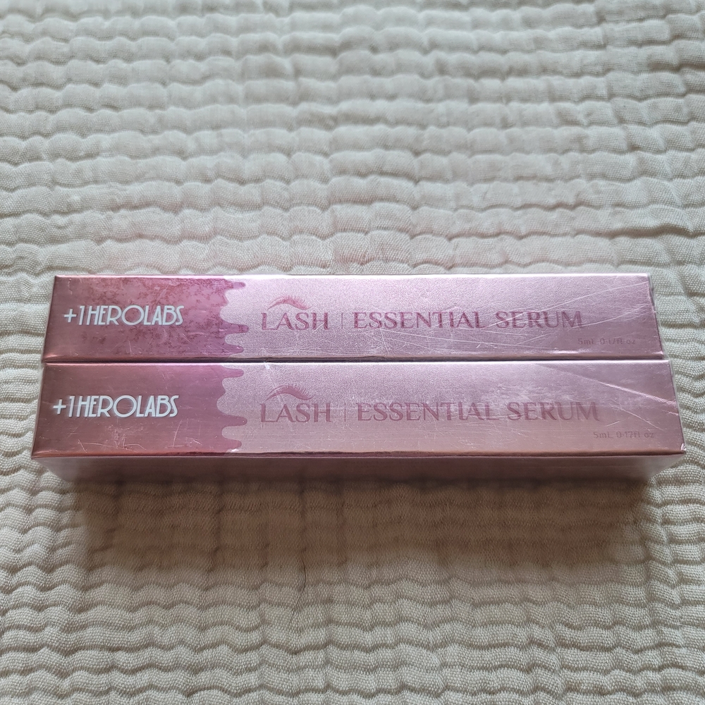 Hero Labs Lash Essential Serum NIB 2 Pack Brand New